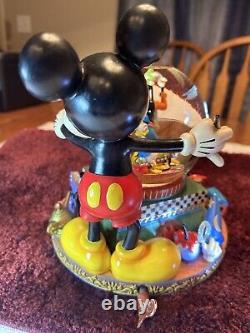 Disney Mickey Mouse 100 Years Of Magic Light Up Musical Snow Globe