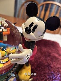 Disney Mickey Mouse 100 Years Of Magic Light Up Musical Snow Globe