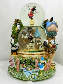 Disney Mickey Mouse Band Concert Snow Globe Music Motion William Tell Fanfare