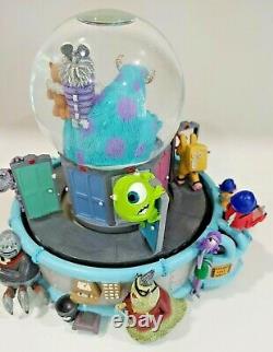 Disney Monster's Inc Musical Monstropolis Snow Globe Snowglobe Mike Sully & Boo