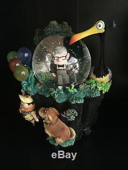 Disney Movie Up! Snow Globe and box Carl, Russell, Dug! And Kevin up Pixar up