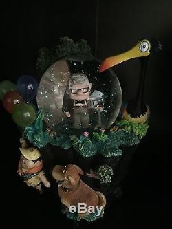 Disney Movie Up! Snow Globe and box Carl, Russell, Dug! And Kevin up Pixar up