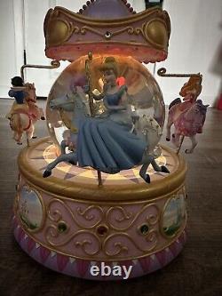Disney Multi Princess Carousel Snow Globe So This Is Love 1948 Walt Disney WORKS