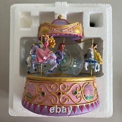 Disney Multi Princess Carousel Snow Globe Song So This Is Love
