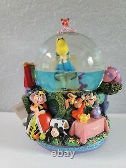 Disney Musical Alice In Wonderland Snow Globe All in the Golden Afternoon