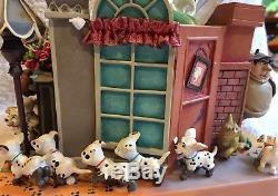 Disney Musical Snow Globe 101 Dalmatians Anita & Roger Cruella de Vil #22130