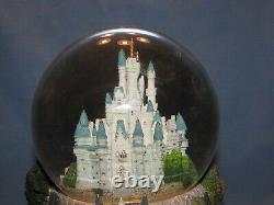 Disney Musical Snow Globe 8 inch Cinderella's Castle So this is Love