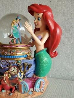 Disney Musical Snow Globe The Little Mermaid Under The Sea in original box