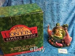 Disney Musical WATER / SNOW GLOBE COLLECTION Peter Pan Lion King Pooh Mickey