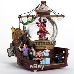 Disney Peter Pan Ship Snowglobe Brand NEW in BOX with Music and Light Tinkerbell