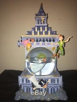 Disney Peter Pan Snow Globe Big Ben Tower. Rare. 2004. Complete