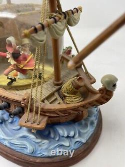 Disney Peter Pan Snow Globe Pirate Ship You Can Fly