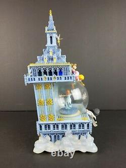 Disney Peter Pan Snow Globe You Can Fly Big Ben Clock Tower Light-Up Collectible