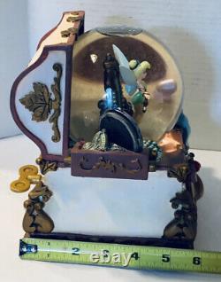 Disney Peter Pan Tinkerbell Snow Globe/Music Box In Original Box Mint Condition