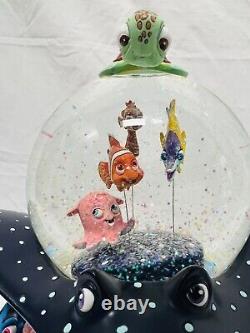 Disney Pixar Finding Nemo Over The Waves Coral Reef Mr Ray Snow Globe Music Box