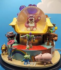 Disney Pixar Toy Story 3 Lotso Woody Buzz Lightyear And The Gang Snow Globe