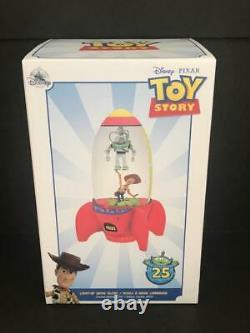 Disney Pixar Toy Story Buzz Woody Light Up 25th Anniv Limited Ed Claw Snow Globe