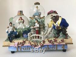 Disney Princess Fairy Tales Musical Snow Globe Share a Dream is Wish Heart Makes