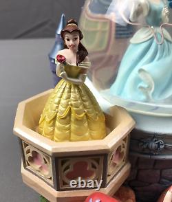 Disney Princess Musical Water Globe Cinderella Belle Ariel Snow White Sleeping