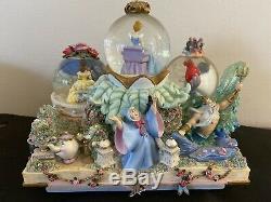 Disney Princess Parade Musical Light Up Snow Globe (Ariel, Cinderella, Belle)