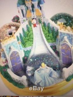 Disney Princess Rotating Musical Snowglobe, Aurora, Cinderella, Snow White