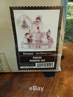 Disney Princess Wedding Cake Musical Snowglobe Water Snow Globe Everlasting Love