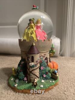 Disney Princesses Cinderella And Fairy Godmothers Snow Globe, Rare/retired RD