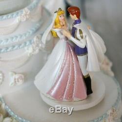 Disney Princesses Cinderella Wedding Cake Musical Snow Globe So This is Love
