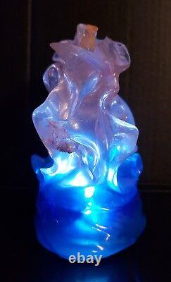 Disney RARE Little Mermaid Broadway Musical Light Up Snow Globe 2008 WORKS HTF