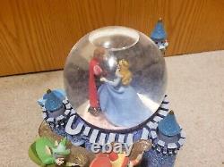 Disney Sleeping Beauty Aurora Once Upon A Dream Castle Musical Snow Globe