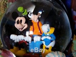 Disney Snow Globe Haunted Mansion Mickey & Friends Haunted Ride In Original Box