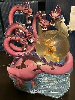 Disney Snow Globe Hercules vs Hydra 10th Anniversary Extremely Rare