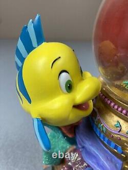 Disney Snow Globe The Little Mermaid Ariel & Music box Under the Sea