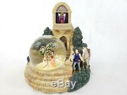 Disney Snow White Evil Queen Prince Florian Tower Snow Globe with LE500 Pin Rare