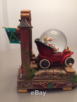Disney Statue Mr. Toad's Wild Ride snow globe that plays music