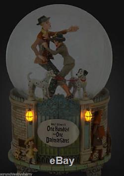 Disney Store 101 Dalmatians Snowglobe Snow Globe Pongo Perdita Roger Anita New