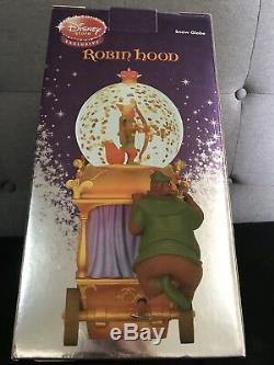 Disney Store 35th Anniversary Robin Hood Musical Snow Globe with box RARE