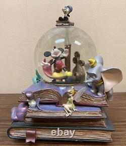 Disney Store 75th Anniversary Of Love and Laughter Snow Globe Music Box