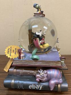 Disney Store 75th Anniversary Of Love and Laughter Snow Globe Music Box