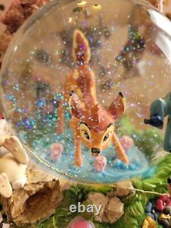 Disney Store Bambi and Friends Snow Globe Waltz of the Flowers No Box