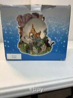 Disney Store Bambi and Friends Snow Globe Waltz of the Flowers With Box