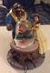 Disney Store Beauty and the Beast Enchanted Rose Musical Snow Globe 1991