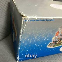 Disney Store Dumbo Snow globe Snow dome Figure Locomotive with Music Box