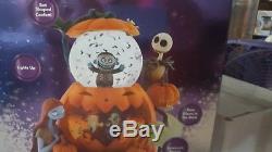 Disney Store EXCL Nightmare Before Christmas RARE Snow Globe +FLYING BATS +MUSIC