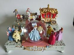 Disney Store Exclusive 60th Anniversary Cinderella Wedding Music Snow globe