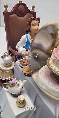 Disney Store Exclusive Beauty & the Beast Be Our Guest Snow Globe Belle