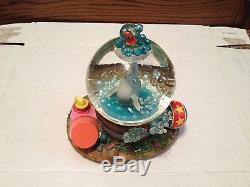 Disney Store Exclusive Dumbo Takes a Bubble Bath Musical Snow Globe Snowglobe