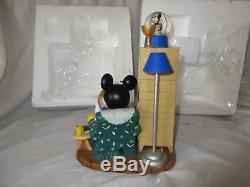 Disney Store Exclusive Mickey Mouse Through The Years Deluxe Musical Snowglobe