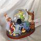 Disney Store Exclusive Peter Pan IN THE BED ROOM Figurine SnowGlobe- MIB-RARE