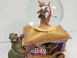 Disney Store Exclusive Robin Hood Musical Snow Globe Rare Retired HTF Flawed